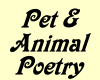 Pets & Animal Poetry